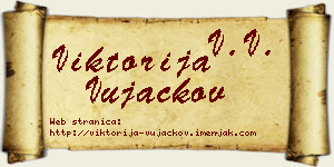 Viktorija Vujackov vizit kartica